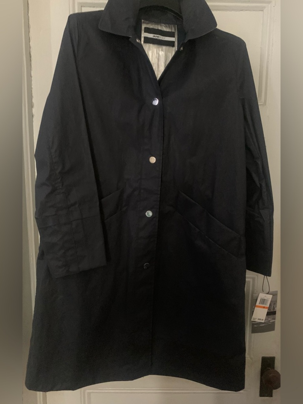 Lightweight Dark  Navy Women's Raincoat